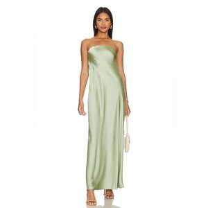 WeWoreWhat Strapless Silky Gown